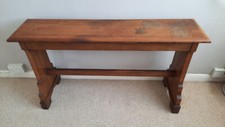Solid wood bench for sale  SEAFORD