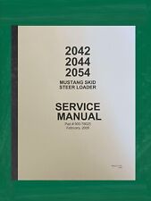 2042 2044 2054 Skid Loader serviço técnico manual de reparo Mustang comprar usado  Enviando para Brazil