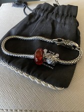 Trollbeads poinsettia bracelet for sale  TORQUAY