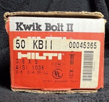 Hilti kwik bolt d'occasion  Expédié en Belgium