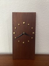 Uhr wanduhr teak gebraucht kaufen  Stuttgart