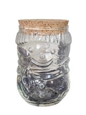 Glass snowman jar for sale  Turtle Lake