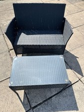 Two seater rattan for sale  NEWCASTLE