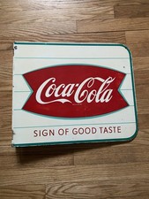 Placa de flange original Coca-Cola - Sinal de bom gosto comprar usado  Enviando para Brazil