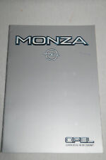 Opel monza brochure d'occasion  Expédié en Belgium