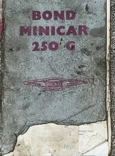 Bond minicar owners for sale  COALVILLE