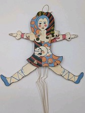 Vintage wooden clown for sale  Chelsea
