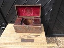 Antique wooden tea for sale  ASHFORD