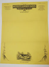 Unused letterhead merritt for sale  Springfield