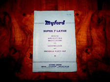 Myford super lathe for sale  LEOMINSTER