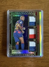 Arturo Vidal 2019-20 Panini Mosaico Obsidiana Material Elétrico Etch Verde 12/25 comprar usado  Enviando para Brazil
