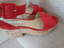 Premium red suede for sale  BRACKNELL