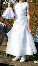 Kommunionkleid weiß größe gebraucht kaufen  Waldkappel
