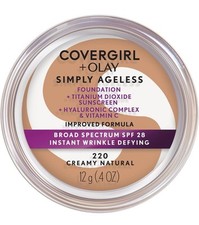 Base Covergirl & Olay Simply Ageless Instant Wrinkle-Defying, Buff Bege comprar usado  Enviando para Brazil