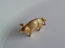 gold pig charm for sale gold pig charm for sale UK