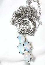 Opal gold pendant for sale  HUNTINGDON