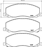 Front brake pad for sale  LLANELLI