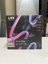 LIFX 16 pés Smart Wi-Fi RGBW 120V plug-in/12V neon flexível LED luz de corda externa comprar usado  Enviando para Brazil