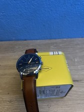 Relógio masculino Fossil Original FS5453 Neutra cronógrafo couro marrom 44mm comprar usado  Enviando para Brazil