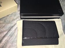 NOVA CARTEIRA MONTBLANC Starisma Pamina ônix preto estojo moeda tecido couro 106079, usado comprar usado  Enviando para Brazil