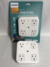 LOTE X 2 Philips WiFi Smart Plug 4 saídas torneira aterrada SmartSelect comprar usado  Enviando para Brazil