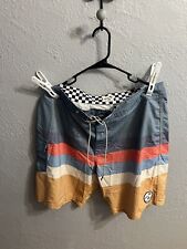 Shorts masculino Vans Off The Wall Deck surf híbrido prancha tamanho 36 costura interna 8 polegadas comprar usado  Enviando para Brazil