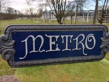 Plaque métal métro d'occasion  Danjoutin