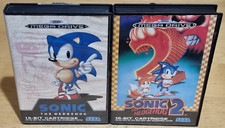 Pacote Sonic The Hedgehog 1 e 2 para Sega Mega Drive ambos na caixa comprar usado  Enviando para Brazil