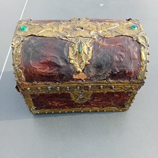 Coffret malle antique d'occasion  Sainte-Geneviève-des-Bois