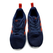 Usado, Tênis de corrida Adidas infantil tamanho 5.5K azul marinho listras vermelhas malha comprar usado  Enviando para Brazil