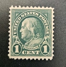 Selo raro de um centavo de Benjamin Franklin comprar usado  Enviando para Brazil