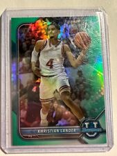 Usado, K104.959 - 2021-22 Bowman Chrome University Aqua #17 Khristian Lander #/250 comprar usado  Enviando para Brazil