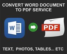 Convert word pdf for sale  Raleigh