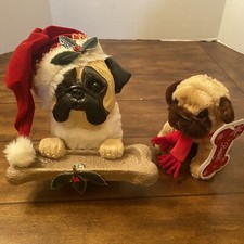 Christmas pug santa for sale  San Antonio