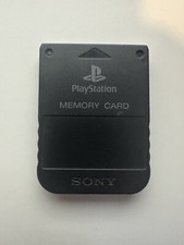 Oficial Sony PlayStation 1 PS1 Authentic Memory Card OEM Testado PSOne Preto comprar usado  Enviando para Brazil