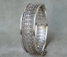 Bracelet argent massif d'occasion  Nogent