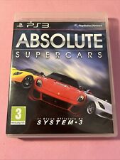 GIOCO VIDEOGIOCO PS3 PLAYSTATION 3 ABSOLUTE SUPERCARS COMPLETO ITA  comprar usado  Enviando para Brazil