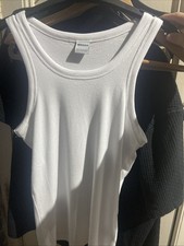 Bershka white vest for sale  ACCRINGTON