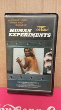 Human experiments vhs for sale  LISKEARD