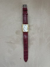 Vintage TISSOT Tank A282K Caixa de Ouro Mostrador Branco Relógio de Quartzo Dos EUA Sem Caixa comprar usado  Enviando para Brazil