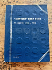 Moeda de dez centavos Whitman Mercury Head 1916-1945 coleção livro nº. Moedas 9014 ~ 61 comprar usado  Enviando para Brazil
