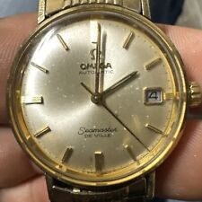 Autêntico relógio masculino vintage dos anos 1960 Omega Seamaster DeVille aço inoxidável 14k comprar usado  Enviando para Brazil