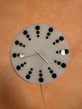 Wanduhr glas rund gebraucht kaufen  Deutschland
