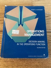Operations management decision for sale  Towaco