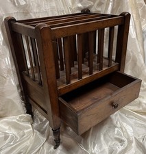 Antique wooden canterbury for sale  CARLISLE