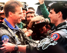 Tom Cruise + Val Kilmer assinado (TOP GUN) 8x10 autêntico autógrafo original com certificado de autenticidade comprar usado  Enviando para Brazil