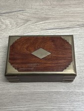 Vintage wooden box for sale  BURTON-ON-TRENT