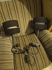 Two bedside lamps for sale  WELLINGBOROUGH