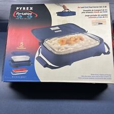 Conjunto Portátil Pyrex Bolsa Isolada Caçarola Retangular Prato Viagem 3 Qt 5 Peças comprar usado  Enviando para Brazil