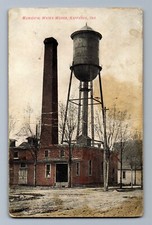 1908 MIEJSKIE WODOCIĄGI, NAPPANEE, Indiana IN, RPO, Pocztówka Templeton P2 na sprzedaż  Wysyłka do Poland